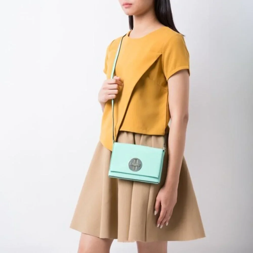 Kate Spade Outlet Newbury Lane Sally Crossbody in Grace Blue